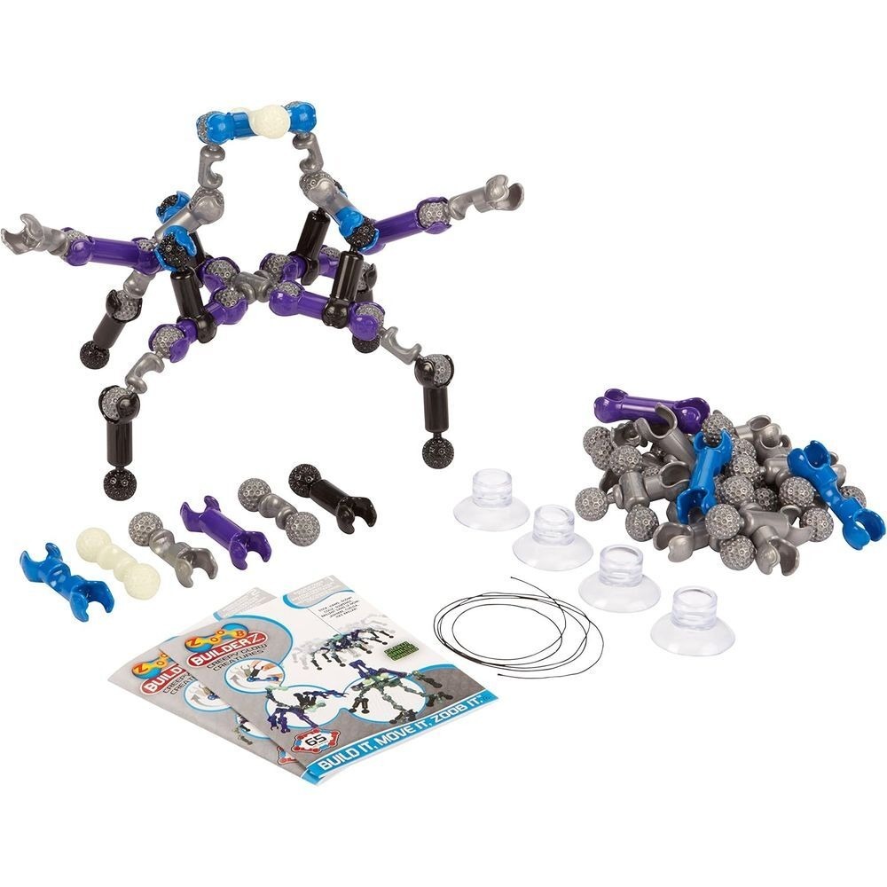 Zoob Creepy Glow Creatures Moving Mind-Building Modeling System - Picture 3 of 5